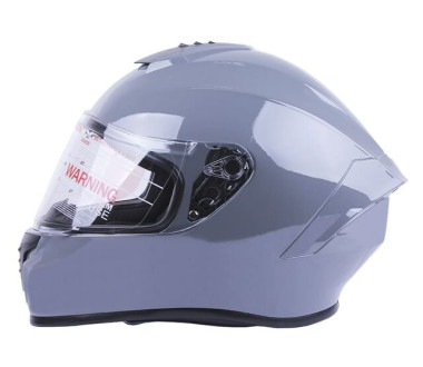 Шолом MD-813 сірий, прозоре скло size S - VIRTUE