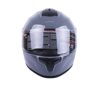 Шолом MD-813 сірий, прозоре скло size S - VIRTUE