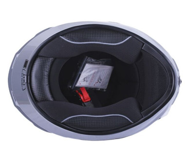 Шолом MD-813 сірий, прозоре скло size S - VIRTUE