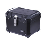 Кофр прямокутний для мотоцикла пластиковий чорний, 35л - YBX