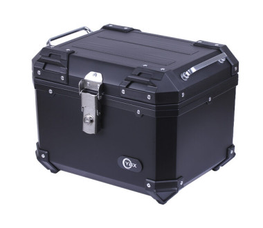 Кофр прямокутний для мотоцикла пластиковий чорний, 35л - YBX