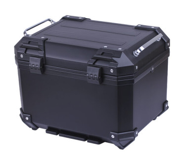 Кофр прямокутний для мотоцикла пластиковий чорний, 35л - YBX