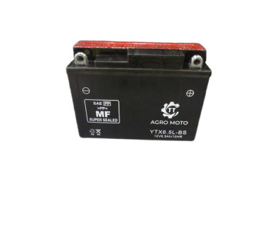 Аккумулятор TT AGRO MOTO YTX6.5L-BS 6.5АH 138×66×100 мм