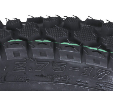 Покришка TT AGRO MOTO 2,75×17 6PR TT на мотоцикл, під камеру, тип 3