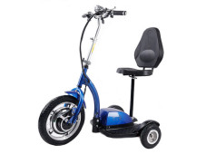 Електросамокат із сидінням (сидіння - спинка) (синій) T06-1 36V350W 12AH - SM