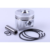 Поршневий комплект 86,00 мм STD (тупий конус форкамери): 8 одиниць - 186F - GN 5 KW