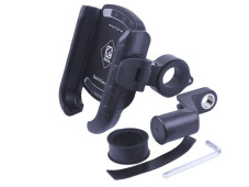 Тримач телефону (кріплення на кермо) чорний M8SP (Kewiq)