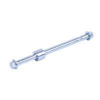 Вісь переднього колеса+втулка+гайка XY200GY-9A