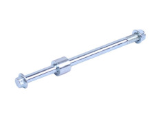 Вісь переднього колеса+втулка+гайка XY200GY-9A