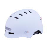 Шолом захисний білий з габаритним ліхтарем size L - TTG