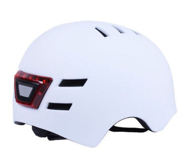 Шолом захисний білий з габаритним ліхтарем size L - TTG