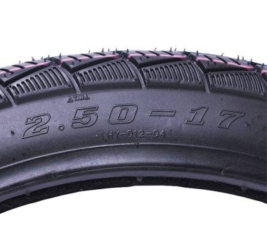 Покришка 2,50*17 6PR TT (під камеру) тип 1