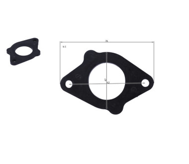Прокладка карбюратора текстолітова VP-ZS200A