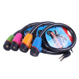 Замок протиугінний тросовий 18мм*1000мм (під ключ) ZX1240