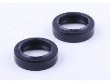Сальники переднего амортизатора 25*35*9, к-т 2 шт. - Дельта/Альфа
