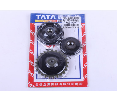 Натягувач кола, к-т: ролики 3 шт. - Дельта / Альфа - Premium