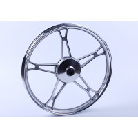 Диск передній литий, барабанне гальмо 17*1,2 (silver) 2,5kg - Дельта/Альфа