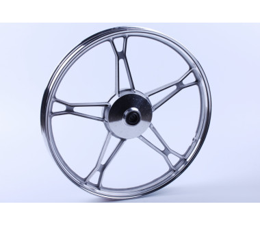 Диск передній литий, барабанне гальмо 17*1,2 (silver) 2,5kg - Дельта/Альфа