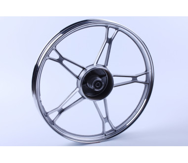 Диск передній литий, барабанне гальмо 17*1,2 (silver) 2,5kg - Дельта/Альфа