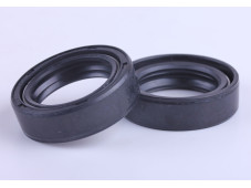 Сальники переднього амортизатора, к-т 2 шт: 27*37*10,5 - Альфа - Premium