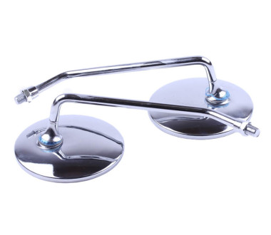 Дзеркала круглі хром М10, к-т: 2 шт. - Альфа