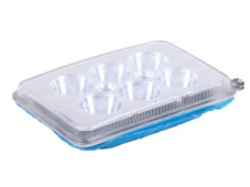 Фари квадратна передня частина 6-LED 165*105 мм - АМ