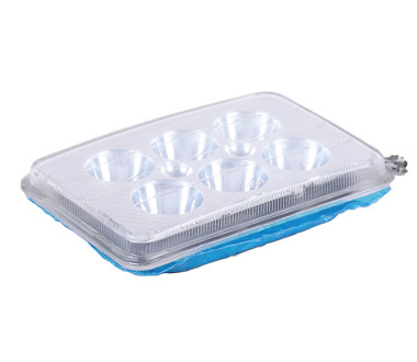 Фари квадратна передня частина 6-LED 165*105 мм - АМ