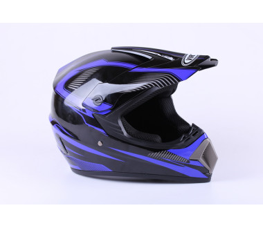 Шолом MD-905 чорно-синій size M - VIRTUE