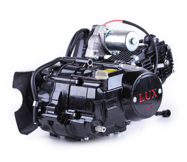 Двигун 110CC - Дельта/Альфа/Актив, механіка + електростартер + карбюратор, BLACK - TATA LUX