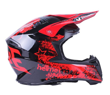 Шлем MD-902 черный с красным size S - VIRTUE