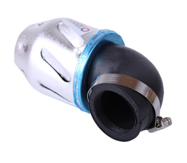 Фільтр нульовий "Куля" срібло Ø42 мм 90° (125-150сс) - АМ