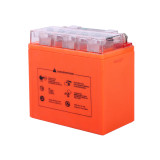 Акумулятор гелевий, 9АH МОТО 12N9-BS, помаранч., 135*75*135 мм, З ІНДИКАТОРОМ - OUTDO
