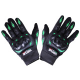 Моторукавички зелені текстиль size XL