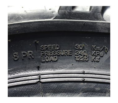 Покришка з камерою 11.20*24 ТАТА 8PR (мінітрактор)