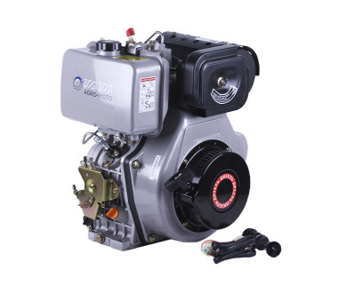 Двигун дизельний 192FE ТАТА з електростартером (вихід валу під конус) 14,8 к.с.