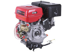Двигун бензиновий з електростартером 188FE ТАТА (з виходом валу під шліци, 25 мм) 13 к.с.