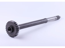 Вал первинний редуктора L-520 мм Z-19/26/28 ВОМ (540/1000) DongFeng 354/404