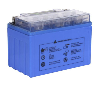 Аккумулятор гелевый TTG YTX9-BS 9АH, 150×87×107 мм синий, с индикатором