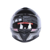 Шлем для мотоцикла, скутера 902 Functional TTG интеграл (черный с розовой графикой, One size 54-61 см)