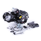 Двигун 110CC - Дельта/Альфа/Актив, механіка + електростартер + карбюратор - алюмінієва ЦПГ, BLACK - TATA LUX