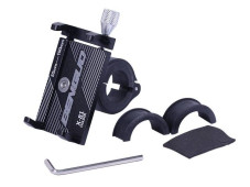 Тримач телефону (кріплення на кермо) HFCM-17 алюміній чорний