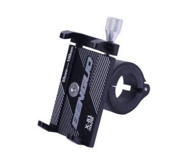 Тримач телефону (кріплення на кермо) HFCM-17 алюміній чорний