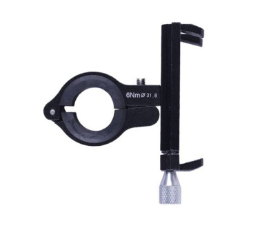 Тримач телефону (кріплення на кермо) HFCM-17 алюміній чорний