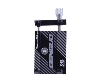 Тримач телефону (кріплення на кермо) HFCM-17 алюміній чорний