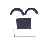 Тримач телефону (кріплення на кермо) HFCM-17 алюміній чорний