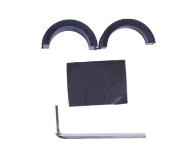 Тримач телефону (кріплення на кермо) HFCM-17 алюміній чорний