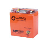 Акумулятор гелевий TT AGRO MOTO 16АH UTX16-BS, 150х87х161 мм на бензиновий генератор, помаранчевий, з дисплеєм