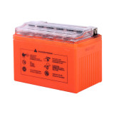 Акумулятор гелевий TT AGRO MOTO YTX4L-BS 4АH, 113×70×85 мм на інверторний генератор, помаранчевий, з дисплеєм