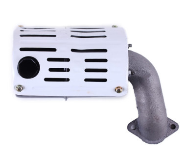 Глушник з коліном (під 2 отвори) – 195N YBX