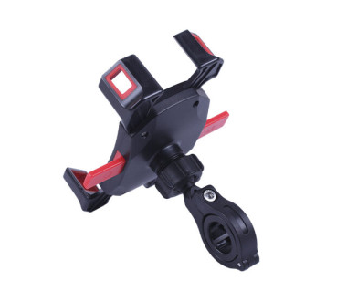 Тримач телефону (кріплення на кермо) чорний з червоним M13A (Kewiq)